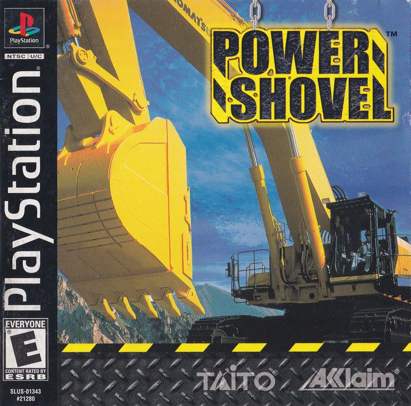 Power Shovel box art for Playstation